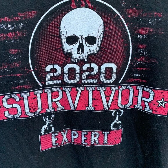 2020 Survivor Expert Grunt Style -Sz medium, Tee shirt, Black, 100% Cotton - Picture 2 of 6